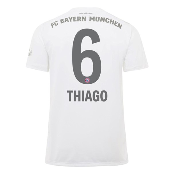 Camiseta Bayern Munich NO.6 Thiago 2ª 2019/20 Blanco